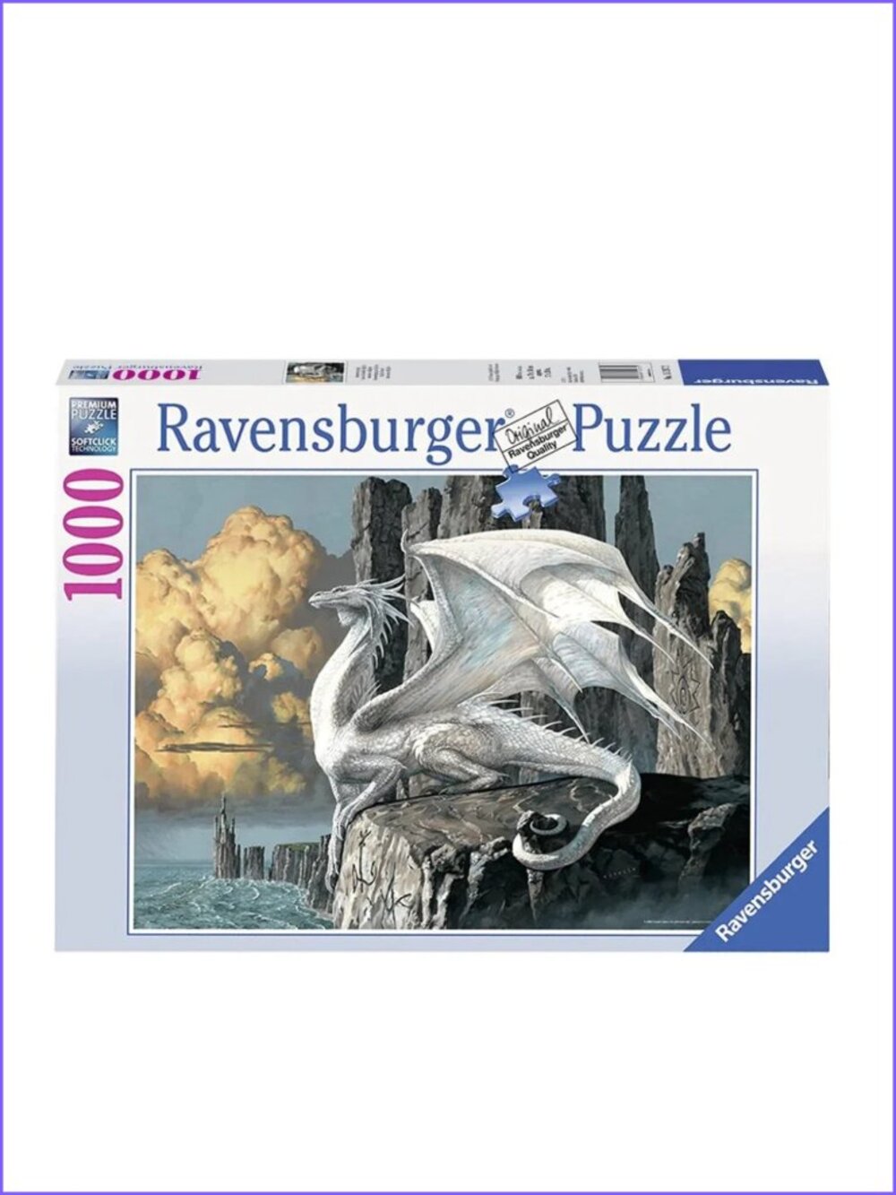 Ravensburger 1000pcs Adult Puzzle- Silvery Dragon New In Box